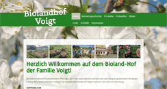 Desktop Screenshot of biolandhof-voigt.de