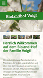 Mobile Screenshot of biolandhof-voigt.de